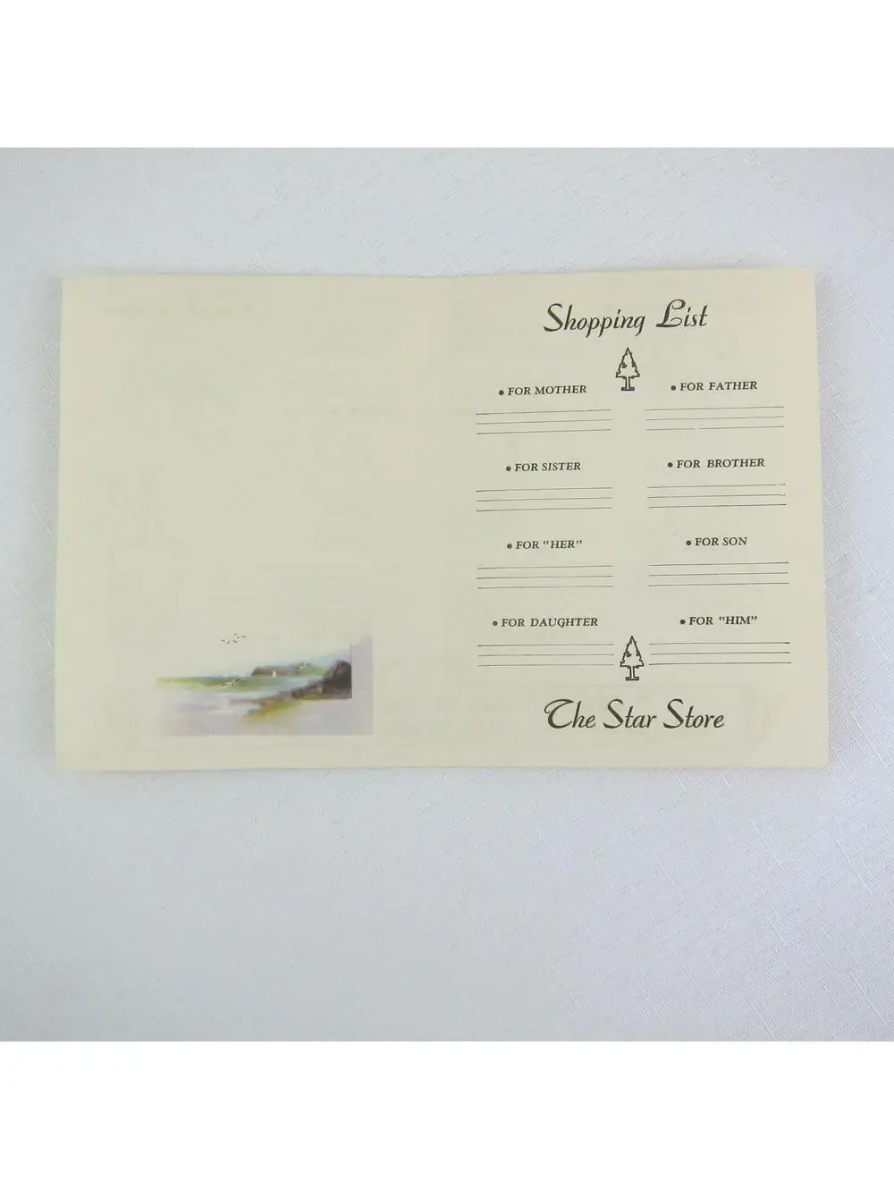 Goes Lithography Co. Chicago Holiday Advertising Sample Sail Ship Vintage 1930s